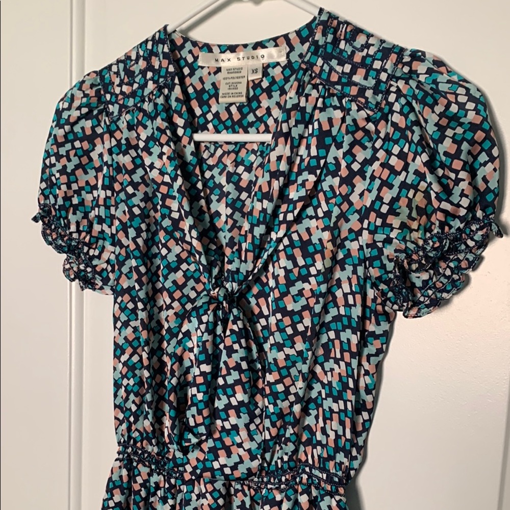 Max Studio Multicolor Patterned Dress